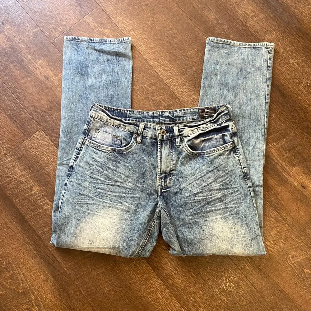 Buffalo Six-X Slim Straight Jeans -32x32 - Picture 4 of 9